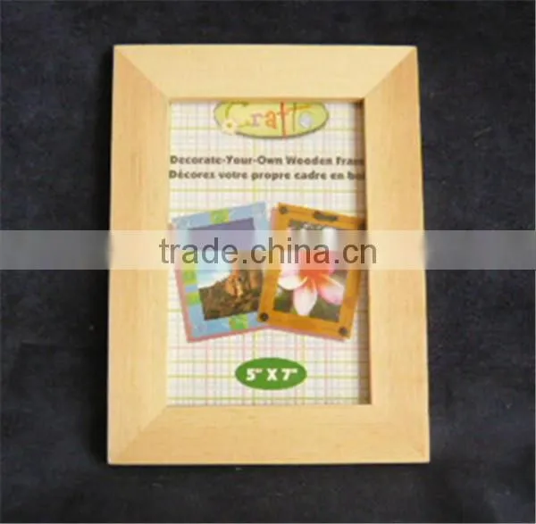 High Quality Unfinished Wood Baby Collage Picture Photo Frames photo-5