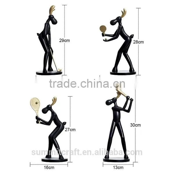 Custom Deer Figure Polyresin Decoration Polyresin Crafts photo-5