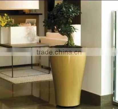 FO-286 Tall Tapered Fiberglass Planter for Garden Decor photo-3