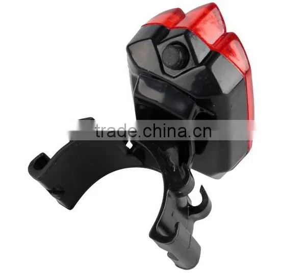 High Quality Waterproof Bike Light 4 LED USB Safety Bicycle Rear Light photo-4