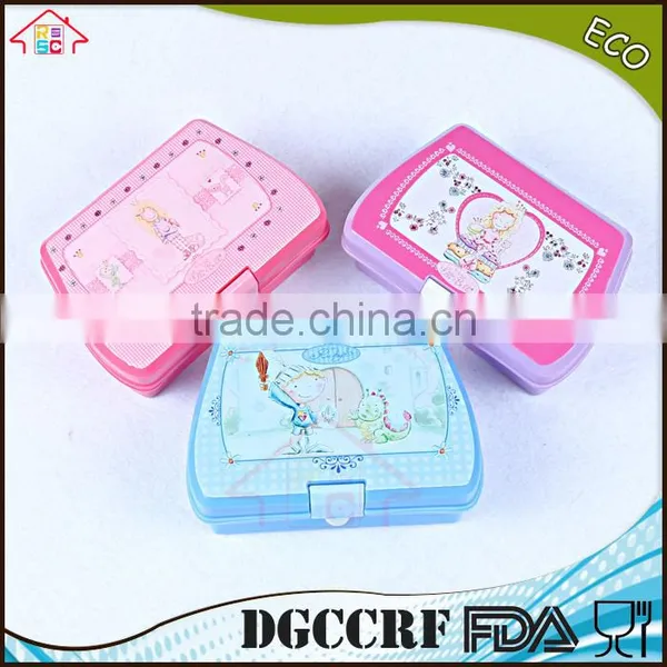 NBRSC Kids Lunch Box Bread Sandwich Keeper Snack Plastic Container Reuseable Container photo-4