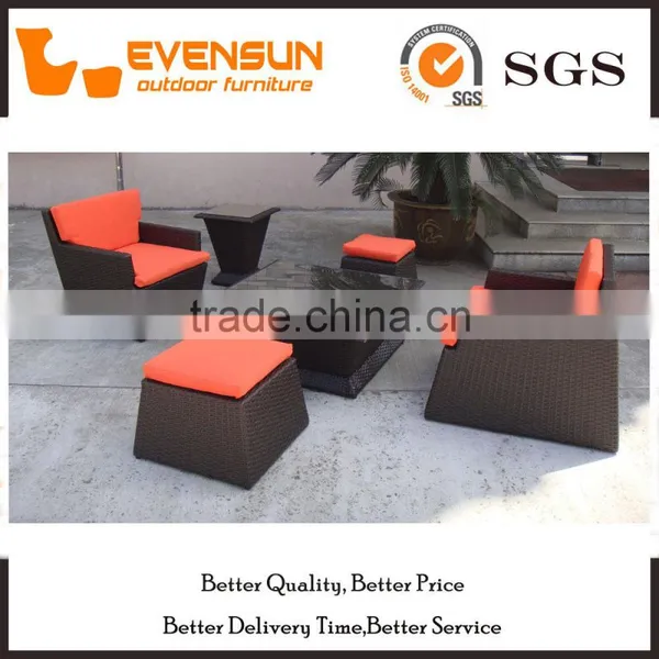 Delicate Stack Up Wicker Set Tower Shape Sofa Set Furniture photo-5