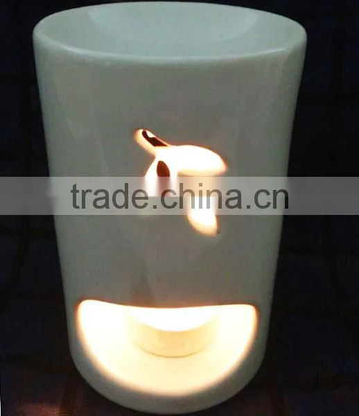 Factory Supply Ceramic Tealight Candle Wax Warmer Oil Burner photo-3