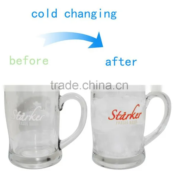 2016 New Item Cheap Price Change Color Glass Cup photo-6
