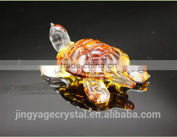 Wholesale Crystal Yellow Turtle Animal Model Gift as Business Gift/ Home Appliances Gift photo-3