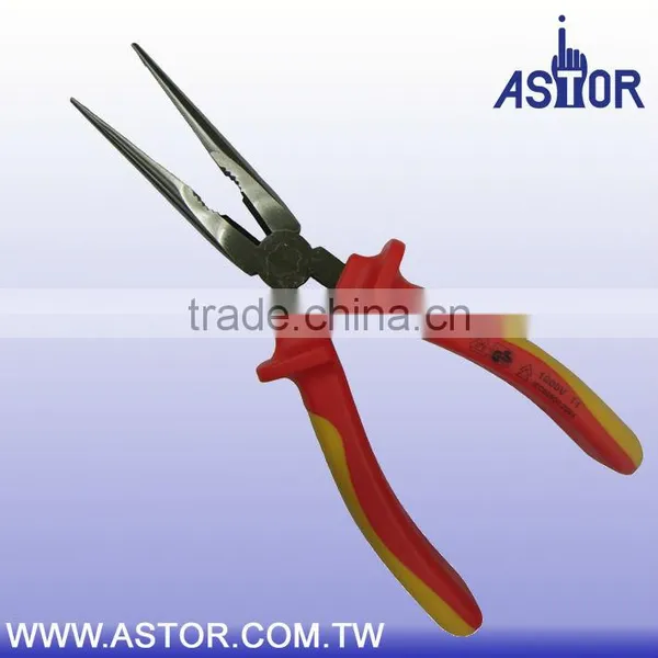 200mm 1000V Insulated VDE GS Long Nose Electricians Pliers photo-2