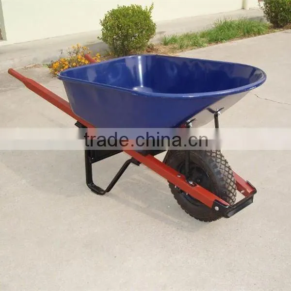 Garden Flower Wooden Handle Plastic Tray Barrow