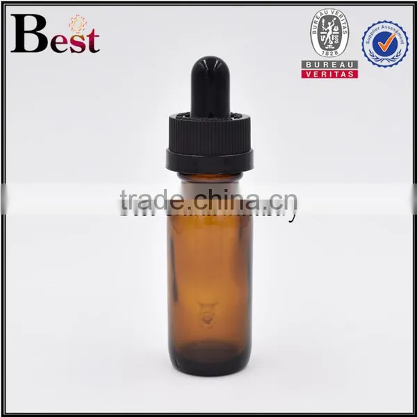 0.5oz Boston Glass Amber Dropper Bottle for America Market photo-3