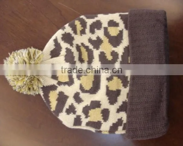 Fashion Knit Cap With Jacquard photo-6