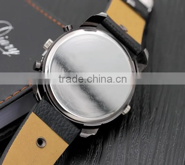 Wholesale Factory Price Two Dials Business Watch Classical High Quality Men's Quartz Watch photo-2