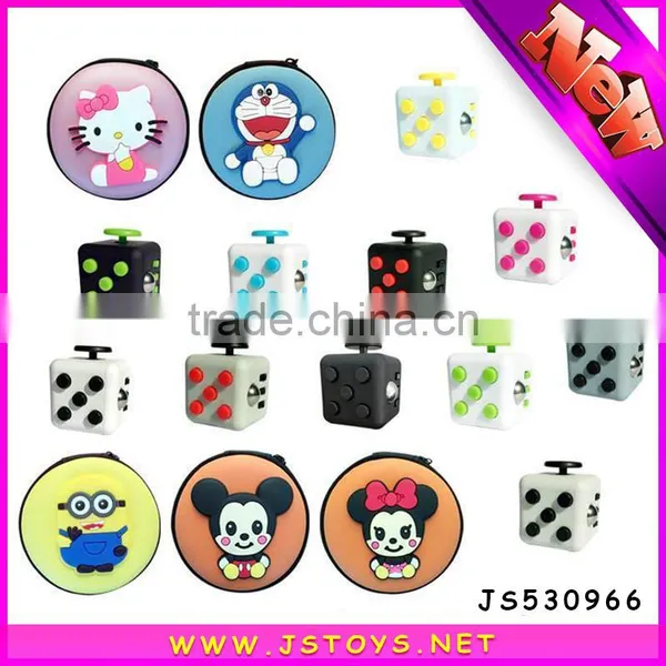 New Package Relieves Anxiety Toys Fidget Cube in Storage Bag photo-6