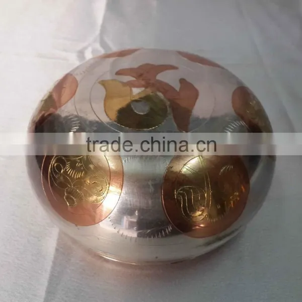 Best Selling Silver Plated Tibetan Meditation & Healing Singing Bowl photo-4