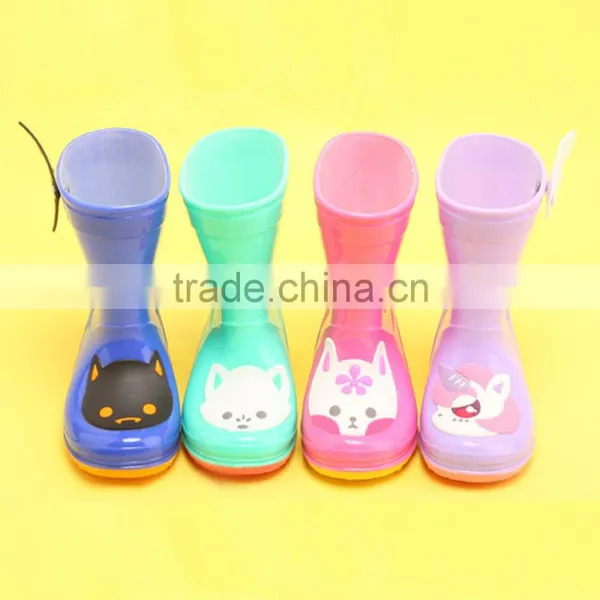 Kids Children PVC Rain Boots Reach Standard photo-5