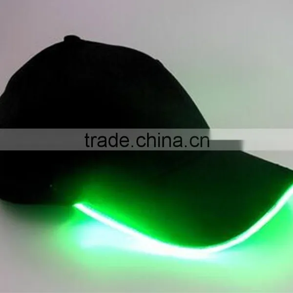 Blank Fiber Optic Cap , Flashing Cap , Led Light Caps And Hats Wholesale photo-4