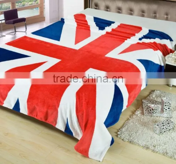 100% Polyester Printed Solid and Soft Coral Velvet Fleece Blanket photo-6