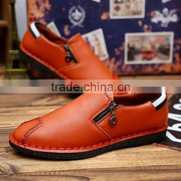 Dark Blue Genuine Leather Men Business Casual Shoes Fashion Best Quality, Lace up Relaxation Leather Shoes Men Fashion Style photo-3