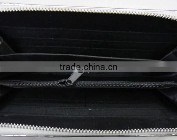 Fashion New Silver Stitching Crown Leather pu Wallet photo-4