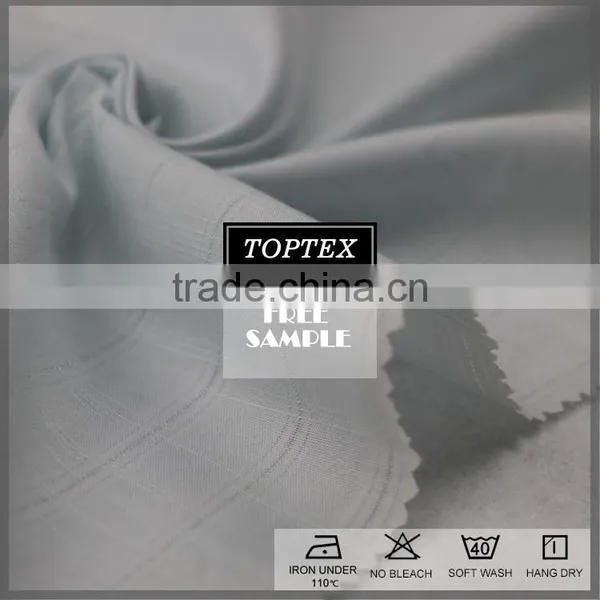 Woven 100% Cotton Dobby Slub Fabric for Shirt photo-4
