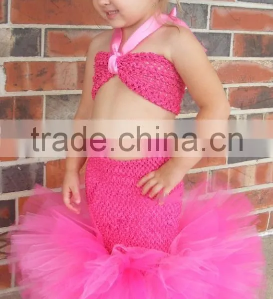 Handmade Girls Crocheted Mermaid Tail Dress photo-4