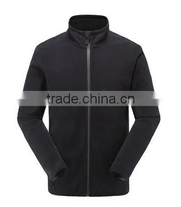 China Oem Good Quality Cheaper Customized Designs Polar Fleece Jackets Wholesale Contrast Color Stand Collar Jackets photo-2