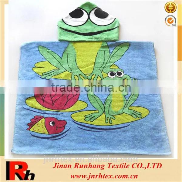 100 Cotton Printed Hooded Towel photo-2