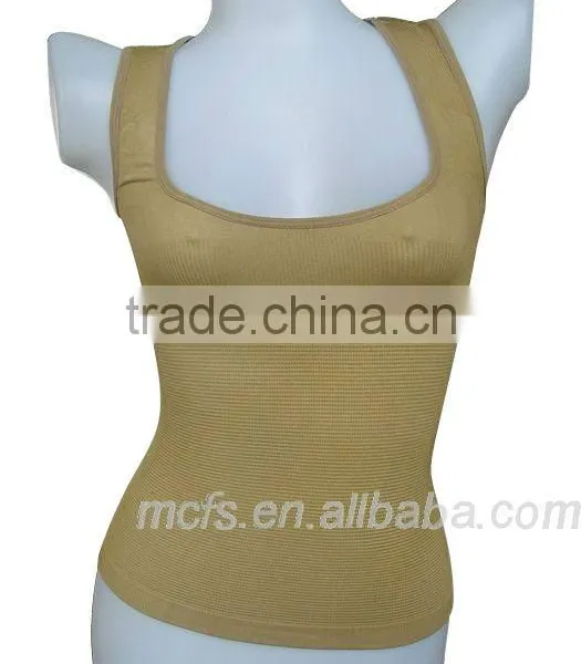 Hot Sale Nude Camisoles Seamless Women Underwear Sexy Cheap Women's Tank Top photo-3