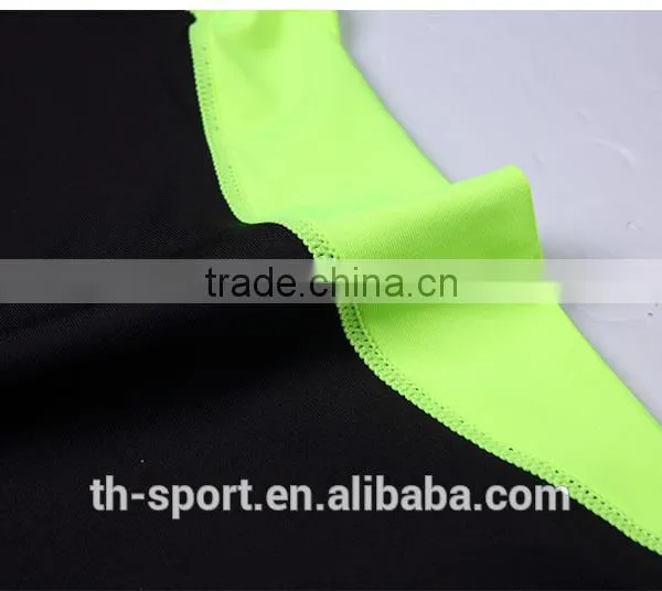 Polyester/spandex Mens Dri Fit Sports Compression t Shirt Wholesale photo-6