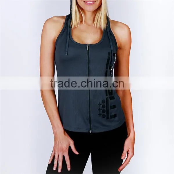 2016 Guangzhou Colorful Fashion Latest Women 100% Polyester Zipper Ladies Long Tops For Leggings photo-6
