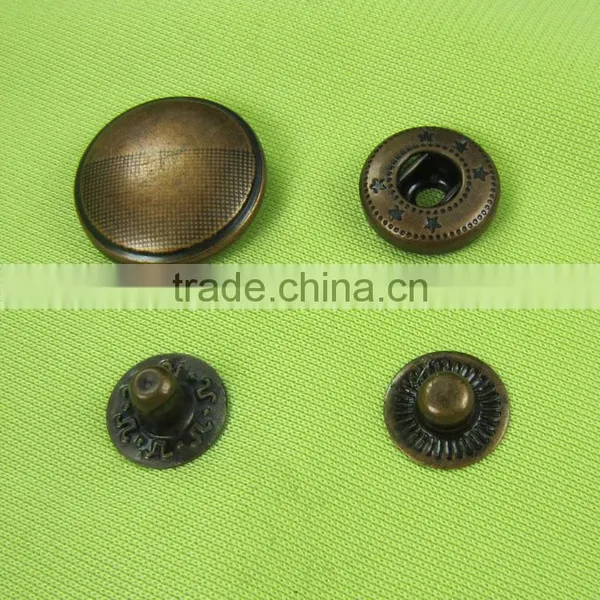 High Quality Metal New Style Custom Round Many Colors Clip Snap Button photo-5