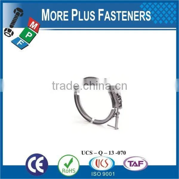 Made in Taiwan Stainless Steel Strong Stainless Steel Hose Clamps Flexible Hose Clamp V Band photo-5