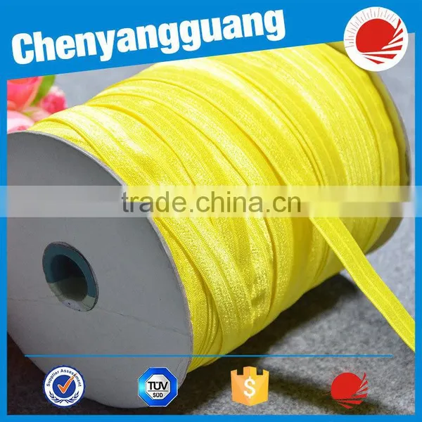 2017 Customized Multi-color Fold Over Jacquard Elastic Webbing photo-3