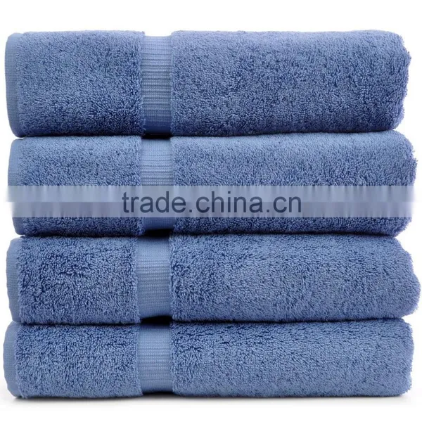 Wholesale 16S Combed 100% Cotton White Plain Hotel Bath Towel for 5 Star Hotel photo-4
