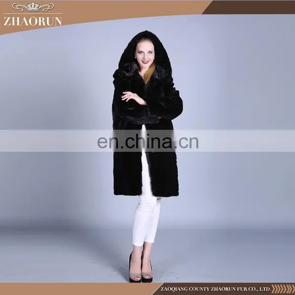 Hot China Products Wholesale Winter Mink Fur Coat Original Color Genuine Real Mink Fur Coat Garment photo-4