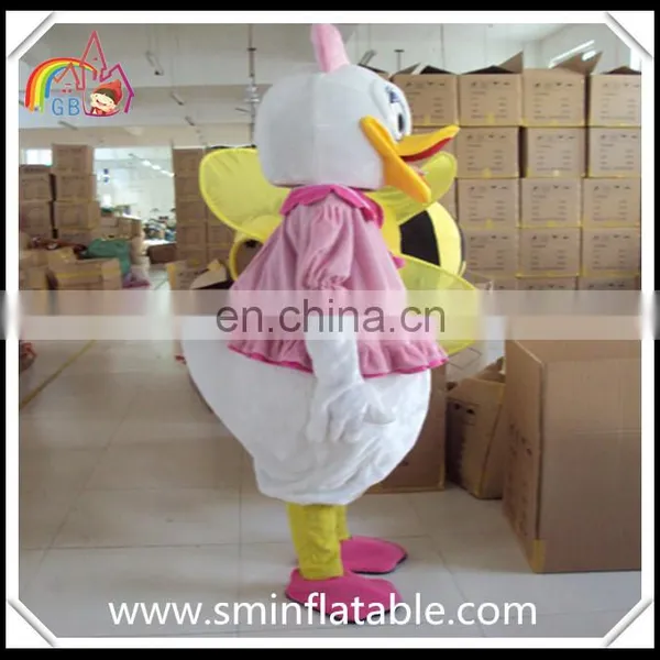 Funny Daisy Duck Mascot Costume, Plush Animal Cartoon Figure Costume photo-4