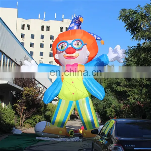 Customized Giant Funny Looking Cartoon Clown Inflatable Character for Event&advertising photo-2