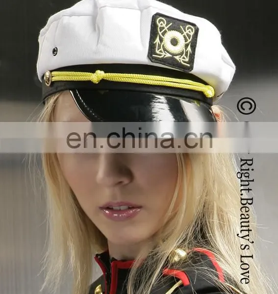 Beauty`s Love Sexy Wholesale White Police Woman Officer Hat photo-2
