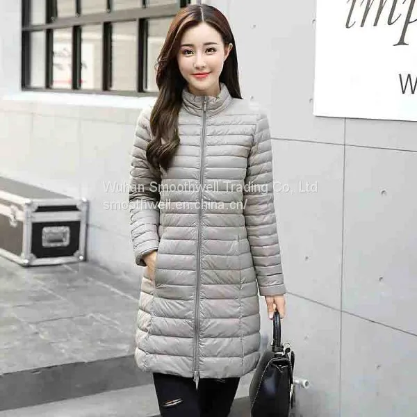 4 Colors Women Light Down Coat photo-4