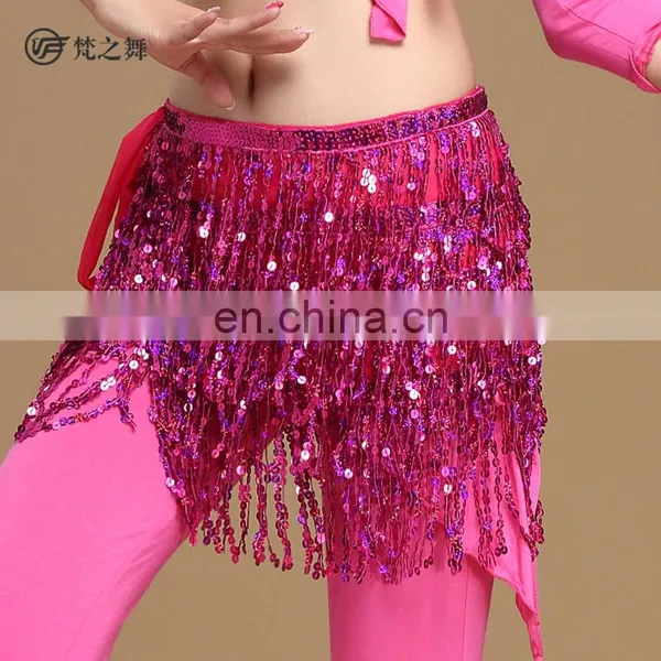 Y-2059 Indian Multy Color Sequins Tassel Belly Dance Hip Scarf photo-4