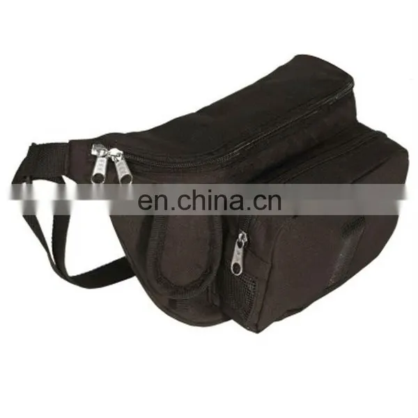 2016 Popular Black Waist Bag for Men in Custom Style