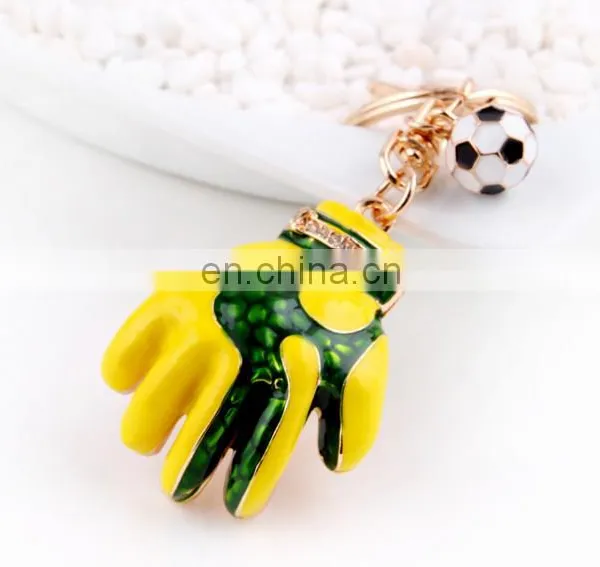 High Quality Metal Football T-shirts Keychains Custom Football Theme Jewelry Football Keychain Gifts Handle Bag Accessories photo-5