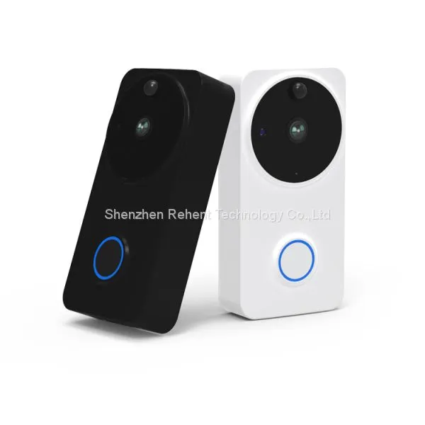OEM ODM REHENT Tuya Smart Life Wi-Fi Two Way Talking Battery-powered Intercom System Smart Doorbell photo-4