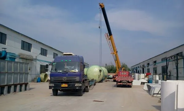 Fiberglass Storage Tanks Industrial Waste Water Treatment Fiberglass Underground Storage Tanks photo-2