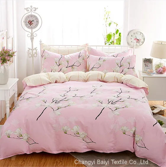 Customized 225cm 70gsm Pigment Printed 100% Polyester Bedsheet Fabric for Sri Lanka Market photo-2