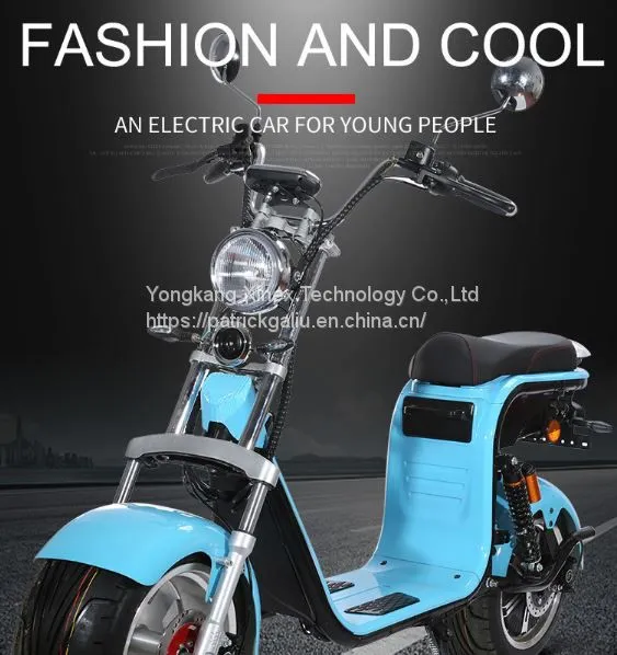 18 Inch Fat Tire Citycoco Harley Electric Scooter New Style photo-2
