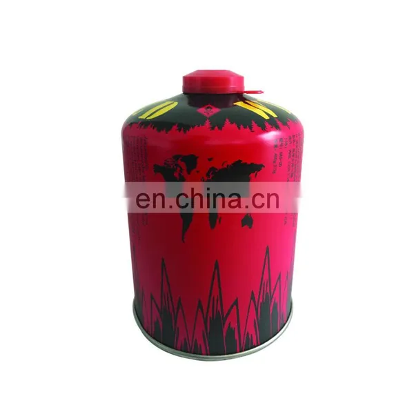 Hebei Screw Valve Butane Gas Cartridge and Butane Gas 450g photo-6