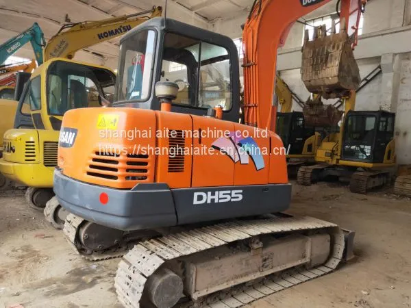 High Quality Doosan DH55 Mini Excavator Crawler Moving Type,Secondhand Doosan Mini Crawler/wheel Excavator With Hydraulic Engine photo-3