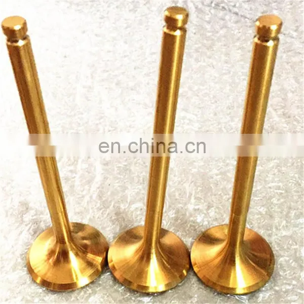 Black Nitride Gold Titanium Engine Valve For Honda Prelude H23A 2.3L NON-VTEC 92-96 in 14711-PT2-000 ex 14721-PT2-000 photo-2