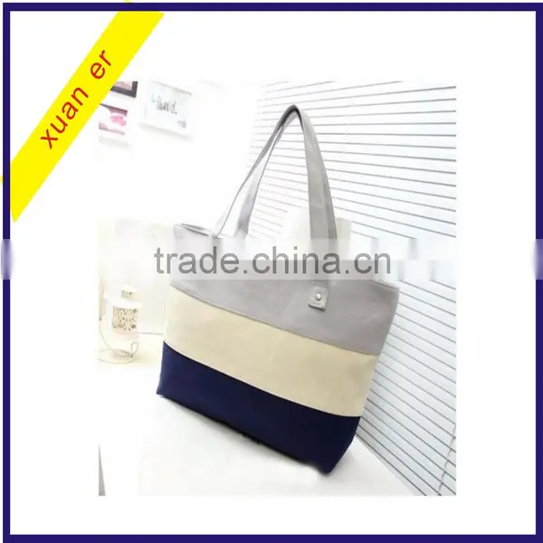 Wholesale China Products Candy Colors Canvas Women Bags photo-3