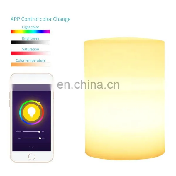 Mobile APP Control Alexa Smart Home Decoration Light Wifi Led Night Light photo-2