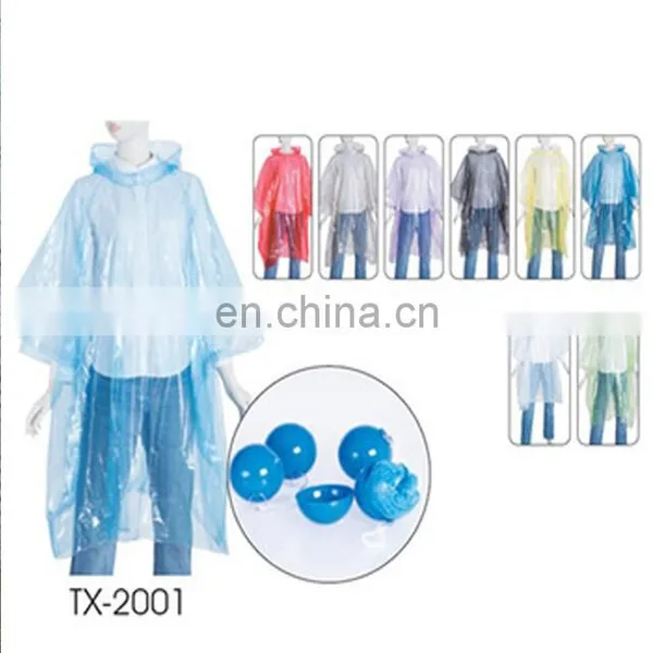 Disposable Clear Raincoat Outdoor Clothing Waterproof Transparent Raincoat photo-5